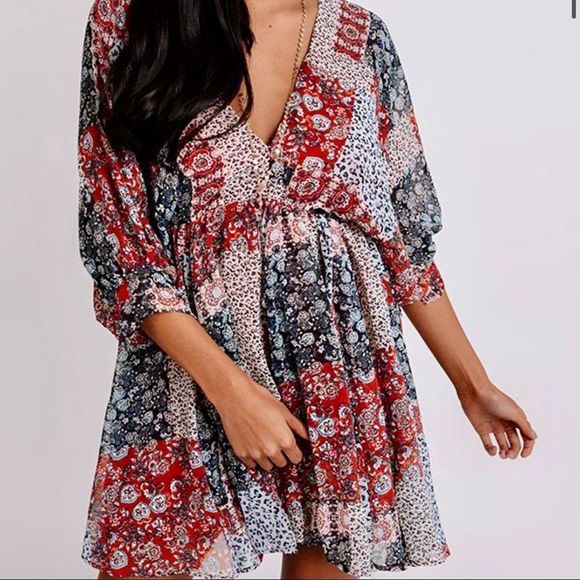 NWT”Olivaceous” Bombshell Babydoll Dress - Picture 4 of 10